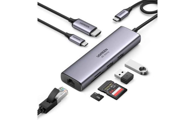 Ugreen 7-in-1 4K HDMI USB C Hub